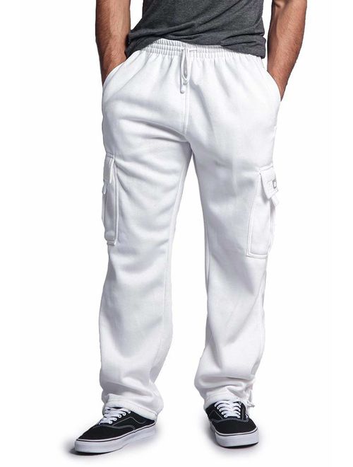 G-Style USA Men's Heavyweight Fleece Cargo Sweatpants