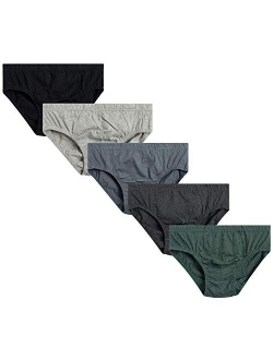 Mens 5 Pack Low Rise Brief