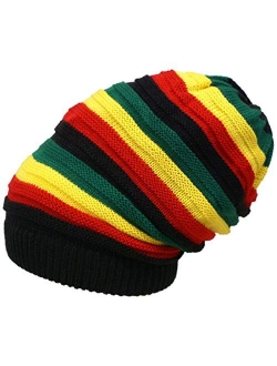 Shoe String King SSK Rasta Knit Tam Hat Dreadlock Cap. Multiple Designs and Sizes.