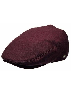 Classic Men's Flat Hat Wool Newsboy Herringbone Tweed Driving Cap