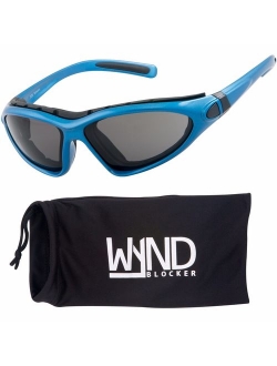 WYND Blocker Vert Motorcycle & Boating Sports Wrap Around Polarized Sunglasses