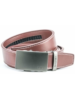 Ratchet Click Belts for Men | Mens Comfort Genuine Leather Belt with Automatic Buckle & Gift Box