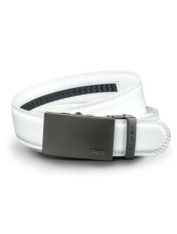 Ratchet Click Belts for Men | Mens Comfort Genuine Leather Belt with Automatic Buckle & Gift Box