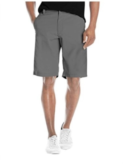 Agile Mens Super Comfy Stretch Flex Waist Cargo Shorts Flat Front Chino