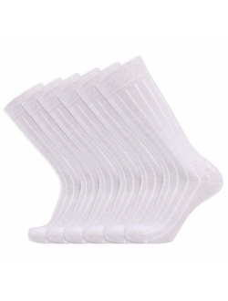 Enerwear 6P Pack Men's Outlast Hand Linking Cotton Dress Socks