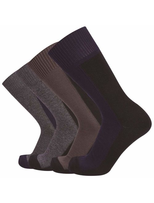 Enerwear 6P Pack Men's Outlast Hand Linking Cotton Dress Socks