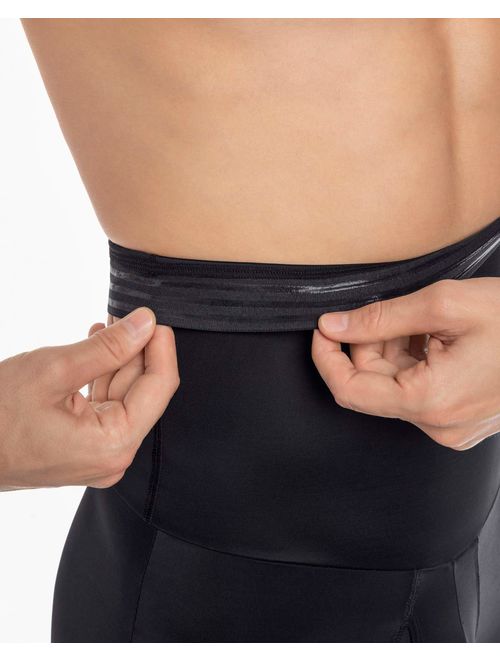 LEO High Waist Slimming Tummy Abs Shaper with Boxer Brief for Men