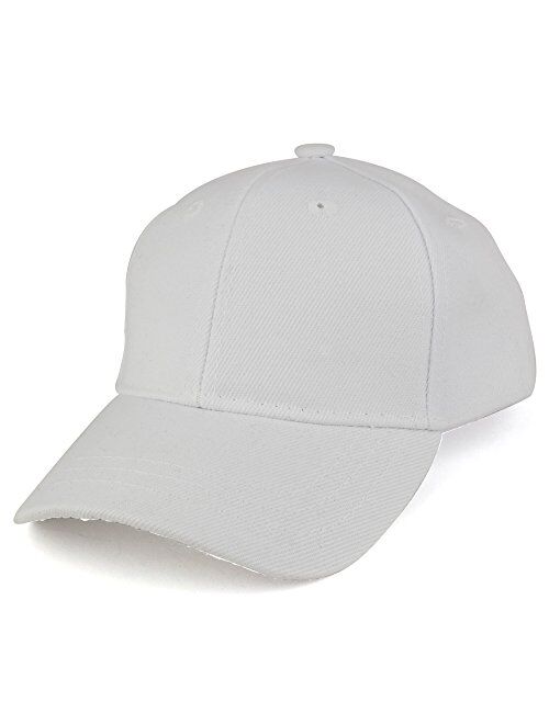 Trendy Apparel Shop Plain Infants Size Structured Adjustable Baseball Cap