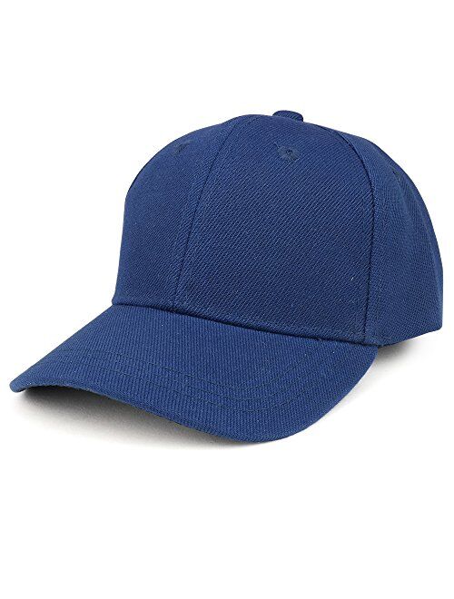 Trendy Apparel Shop Plain Infants Size Structured Adjustable Baseball Cap