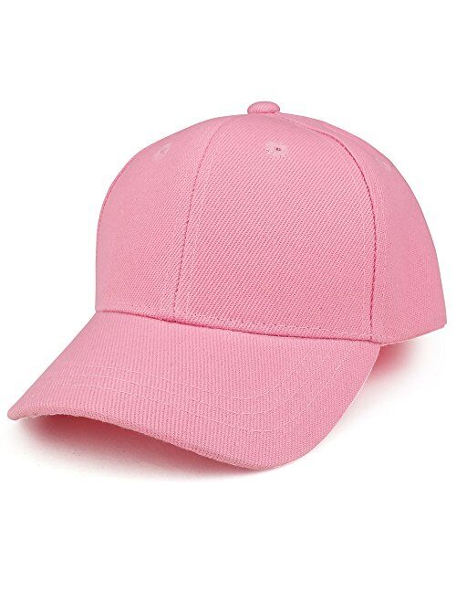 Trendy Apparel Shop Plain Infants Size Structured Adjustable Baseball Cap