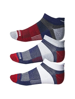 Inferno No Show Tab 3 Pack Running Socks