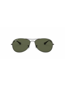 Women's RB3362 Cockpit Aviator Sunglasses