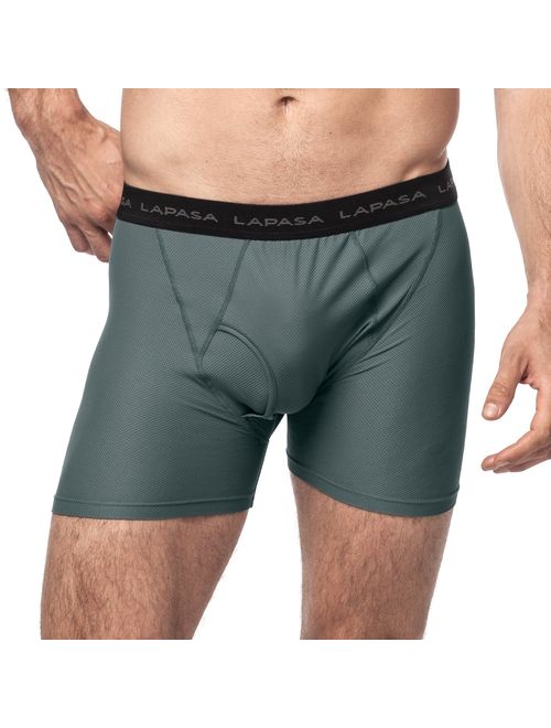 LAPASA Men's Quick Dry Travel Underwear, Terraversal Series Mesh