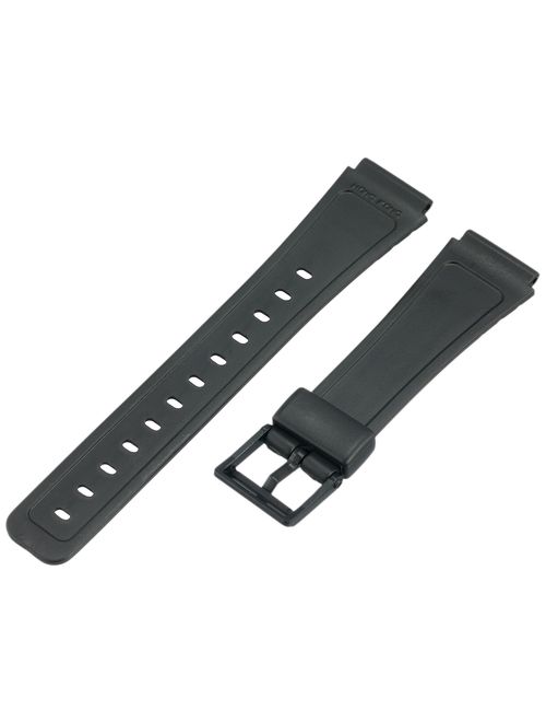 Voguestrap TX1852 Allstrap 18mm Black Regular-Length Fits Casio and Other Sport Watch Band