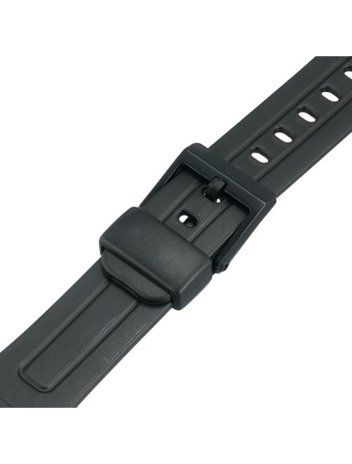 Voguestrap TX1852 Allstrap 18mm Black Regular-Length Fits Casio and Other Sport Watch Band