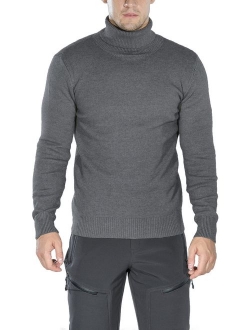 Rocorose Men's Long Sleeve Essential Turtleneck Sweater Pullover