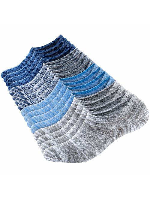 No Show Socks Men Socks 8-12 Packs Low Cut Ankle Sock, Men Short Socks Casual Cotton Socks Size 6-13