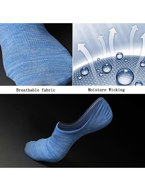 No Show Socks Men Socks 8-12 Packs Low Cut Ankle Sock, Men Short Socks Casual Cotton Socks Size 6-13