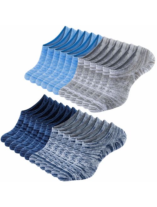 No Show Socks Men Socks 8-12 Packs Low Cut Ankle Sock, Men Short Socks Casual Cotton Socks Size 6-13