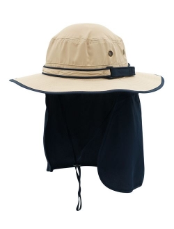 Home Prefer Mens Sun Hat with Neck Flap Quick Dry UV Protection Caps Fishing Hat