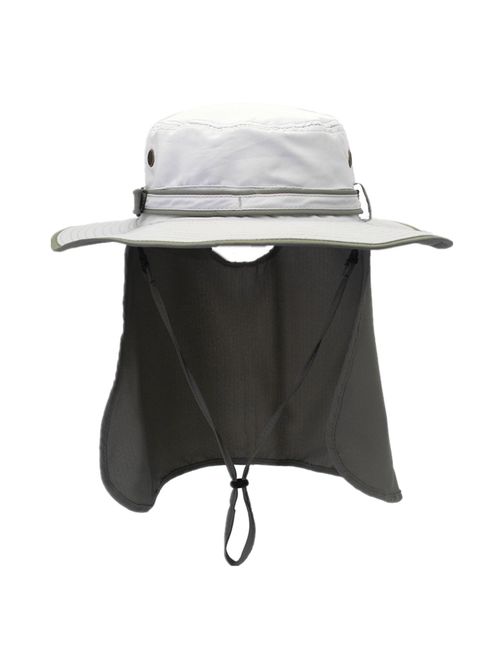 Home Prefer Mens Sun Hat with Neck Flap Quick Dry UV Protection Caps Fishing Hat