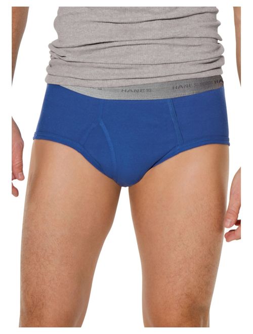 Hanes Men's 6-Pack Exposed Waistband Mid-Rise Brief