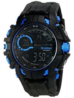 Sport Men's 40/8335 Digital Chronograph Resin Strap Watch