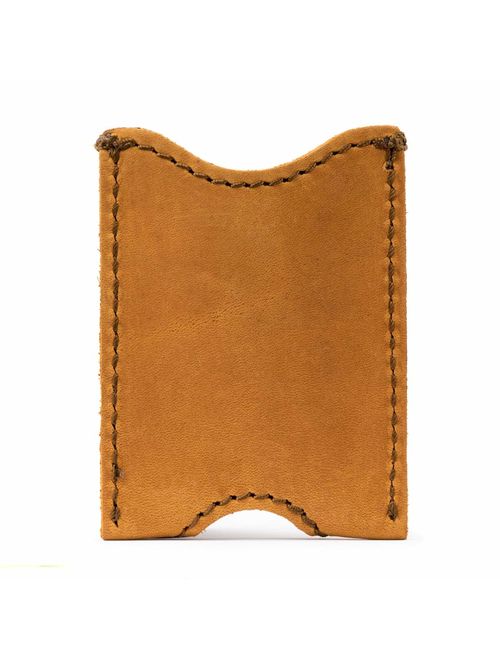 Saddleback Leather Co. Full Grain Leather Thin Sleeve Credit Card Wallet Includes 100 Year Warranty