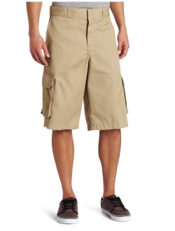 Men's 13 Knee length Ziper Fly Pocket Cargo Short