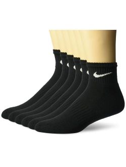 Performance Cushion Quarter Socks with Band (6 Pairs)