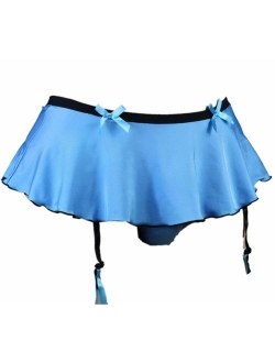 Sissy Pouch Panties Men's Skirted Mooning Bikini Briefs Girly Underwear Sexy for Men