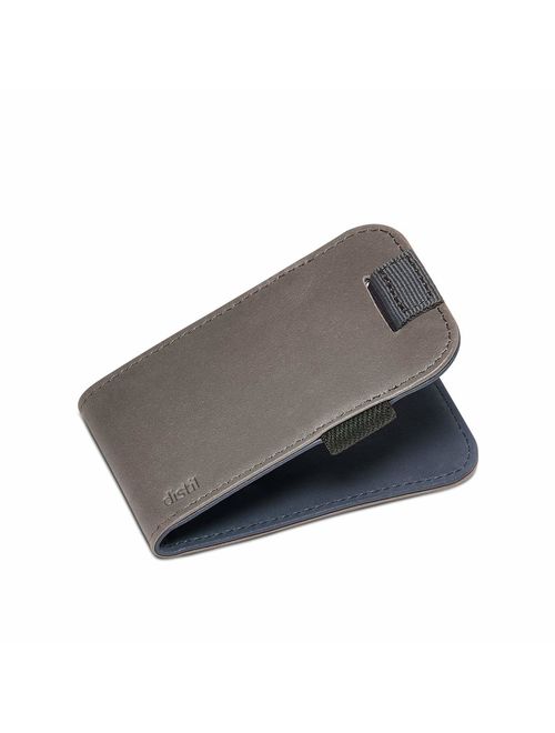 Distil Union Wally Micro - Premium Leather Minimalist Slim Wallet and Card Holder