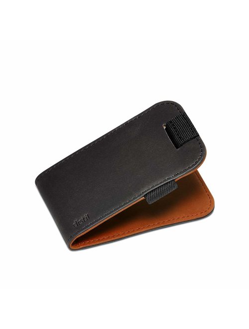 Distil Union Wally Micro - Premium Leather Minimalist Slim Wallet and Card Holder