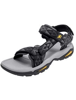 CAMEL CROWN Mens Hiking Sandals Waterproof with Arch Support Open Toe Summer Outdoor Comfort Beach Water Sport Sandals