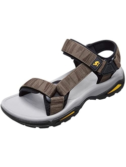 CAMEL CROWN Mens Hiking Sandals Waterproof with Arch Support Open Toe Summer Outdoor Comfort Beach Water Sport Sandals