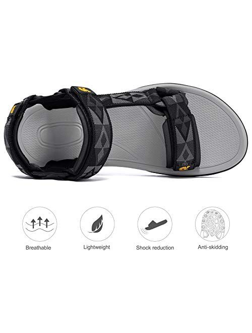 CAMEL CROWN Mens Hiking Sandals Waterproof with Arch Support Open Toe Summer Outdoor Comfort Beach Water Sport Sandals