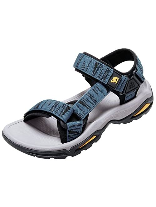 CAMEL CROWN Mens Hiking Sandals Waterproof with Arch Support Open Toe Summer Outdoor Comfort Beach Water Sport Sandals