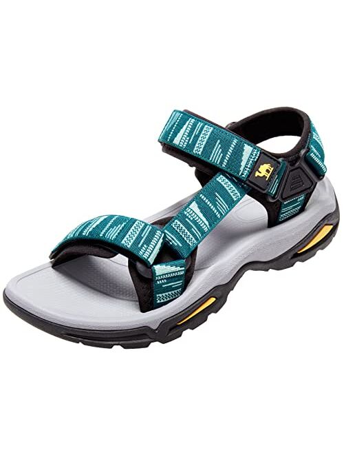 CAMEL CROWN Mens Hiking Sandals Waterproof with Arch Support Open Toe Summer Outdoor Comfort Beach Water Sport Sandals