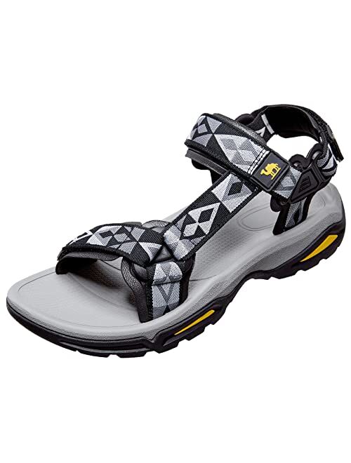 CAMEL CROWN Mens Hiking Sandals Waterproof with Arch Support Open Toe Summer Outdoor Comfort Beach Water Sport Sandals