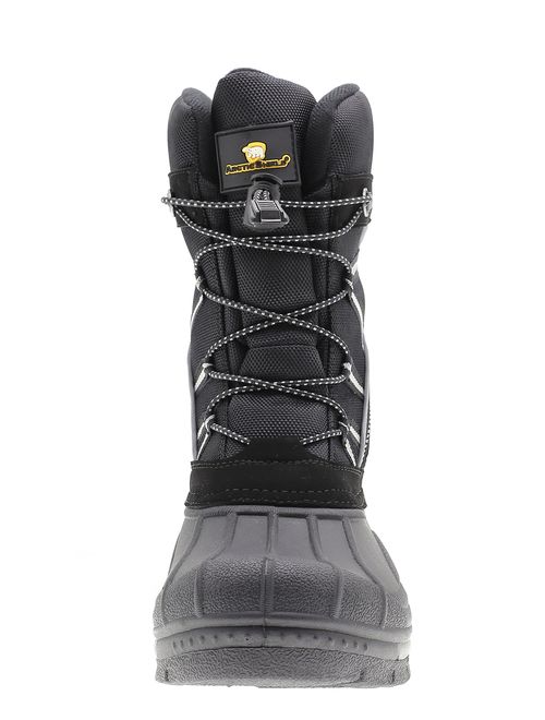 ArcticShield Mens Waterproof Insulated Warm Comfortable Durable Outdoor Ski Winter Snow Boots