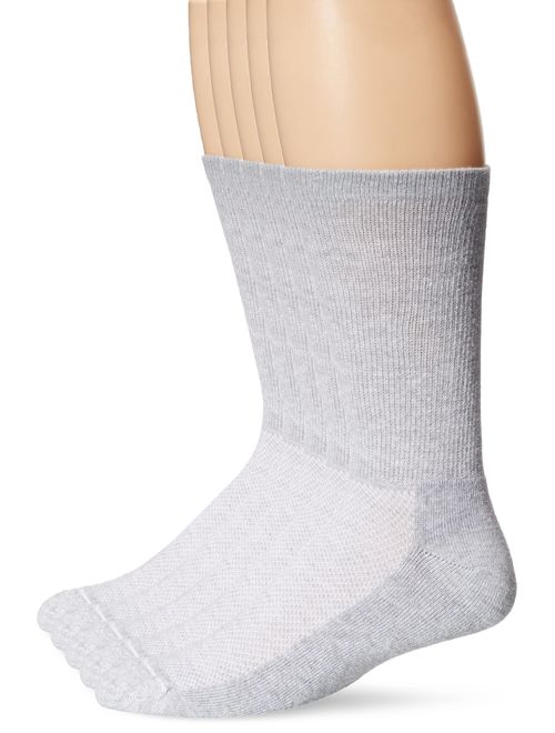 Hanes Men's 5-Pack Ultimate FreshIQ X-Temp Crew Socks (Shoe Size 6-12)