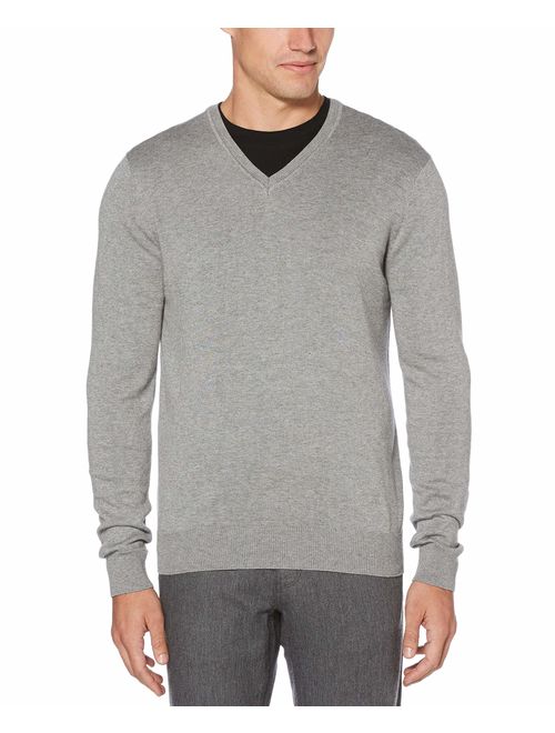 Perry Ellis Men's Classic Solid V-Neck Sweater