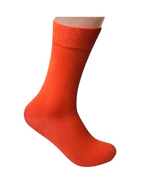 Rambutan Men's"Space Collection" Bamboo Seamless Dress Socks US 8.5-12.5 Multi Color