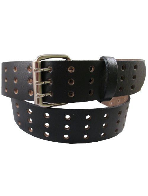 Men's 3 Grommet Holes Top Grain Leather Belt, Made in USA