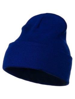 MG 12 Inch Long Knitted Beanie