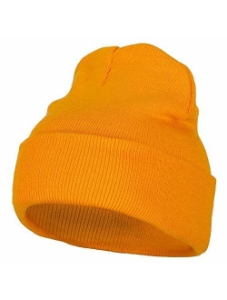 MG 12 Inch Long Knitted Beanie