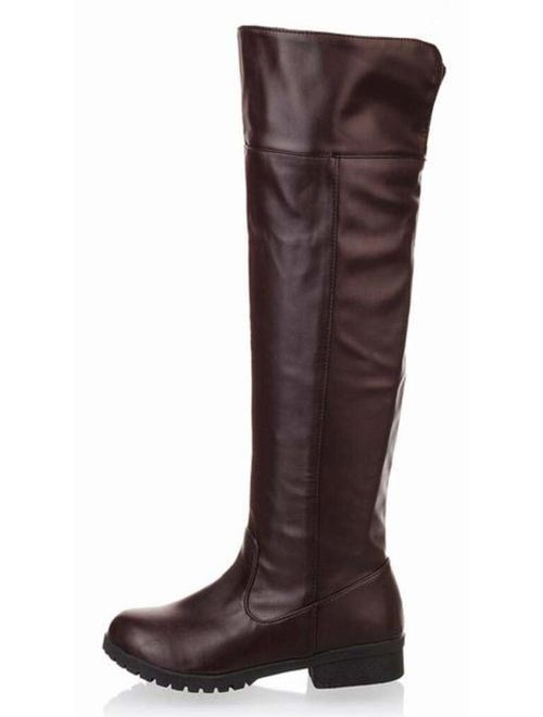 Adult Men's Cos-Play Knee-high Boot Riding Boots