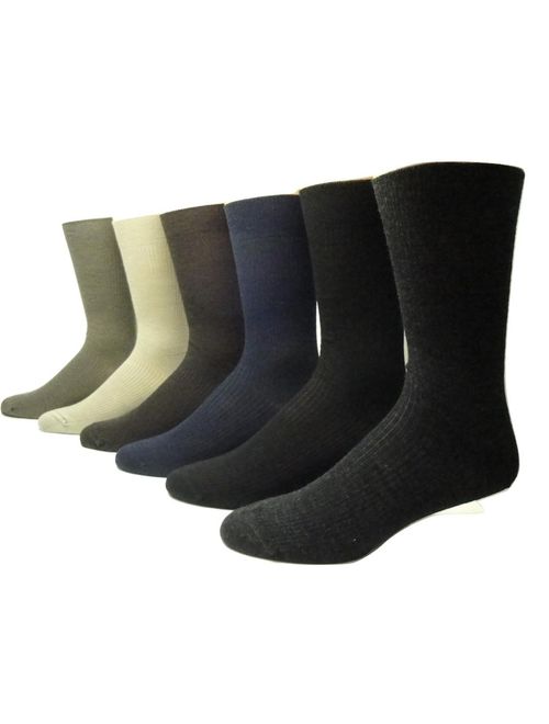 Non-elastic top Merino Wool Dress Socks (2 Pairs)