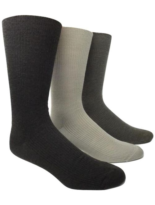 Non-elastic top Merino Wool Dress Socks (2 Pairs)