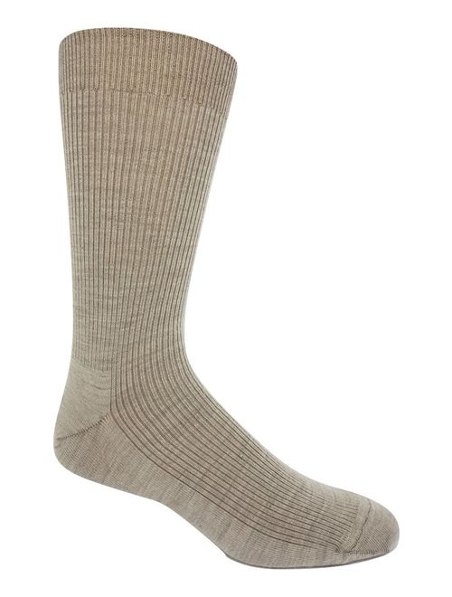 Non-elastic top Merino Wool Dress Socks (2 Pairs)